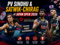 PV Sindhu and Satwiksairaj Rankireddy Chirag Shetty competing at Japan Open Badminton 2026 representing India in the prestigious BWF Super 750 tournament in Japan.