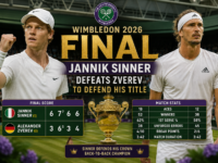 Marcel Arevalo and Jelena Ostapenko win the Wimbledon 2026 mixed doubles title while the men's and women's singles finals lineups take shape at the All England Club SW19.