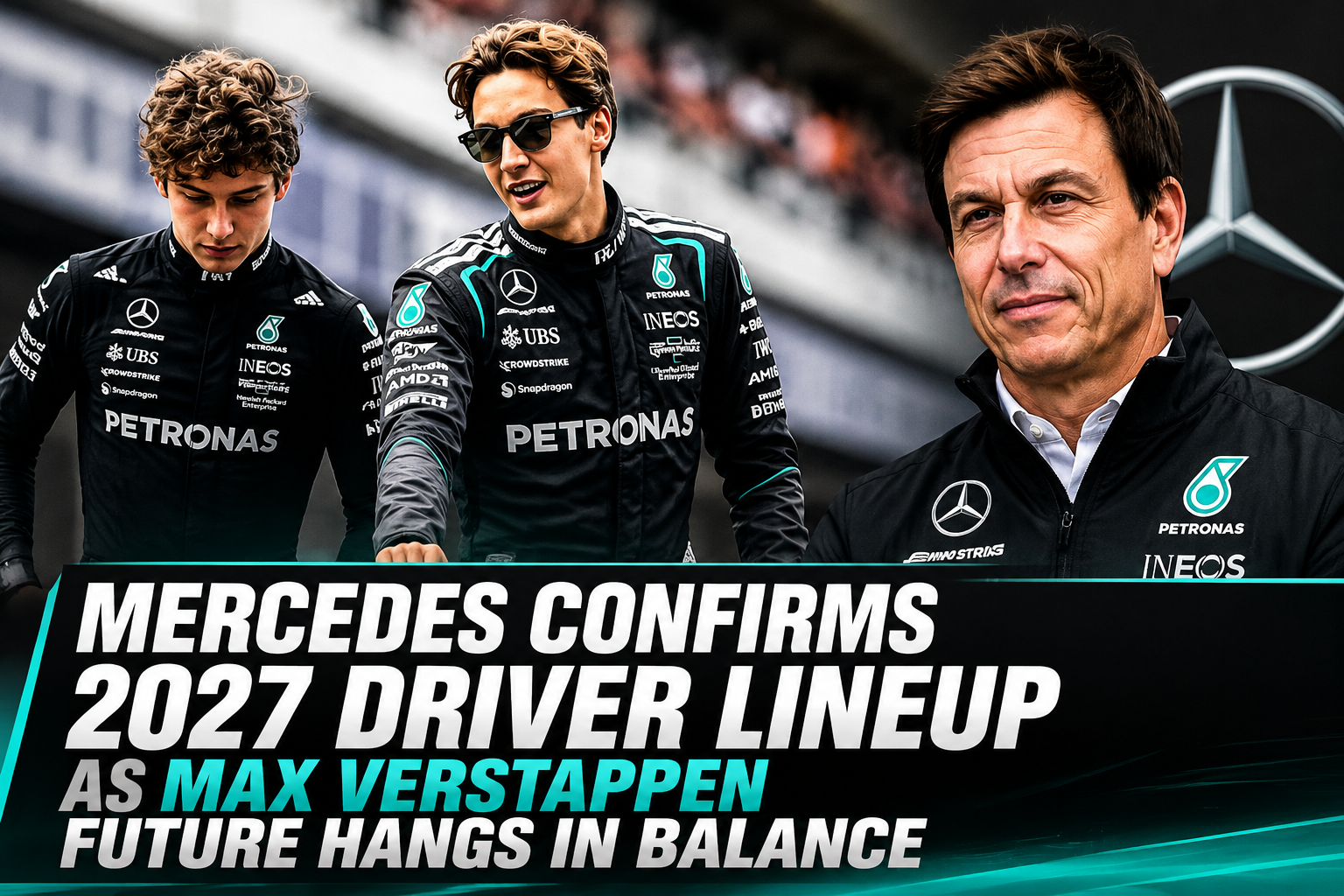 Toto Wolff Confirms Mercedes’ 2027 Driver Lineup