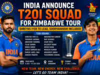 India announce T20I squad for Zimbabwe tour with Shreyas Iyer named as captain and young talent Vaibhav Sooryavanshi included in the team for the T20I series 2026.