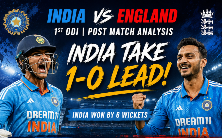India vs England 1st ODI Highlights