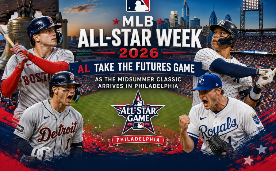 MLB All-Star Week 2026 in Philadelphia with American League winning the Futures Game as the Midsummer Classic arrives at Citizens Bank Park Philadelphia for the annual baseball showcase event.